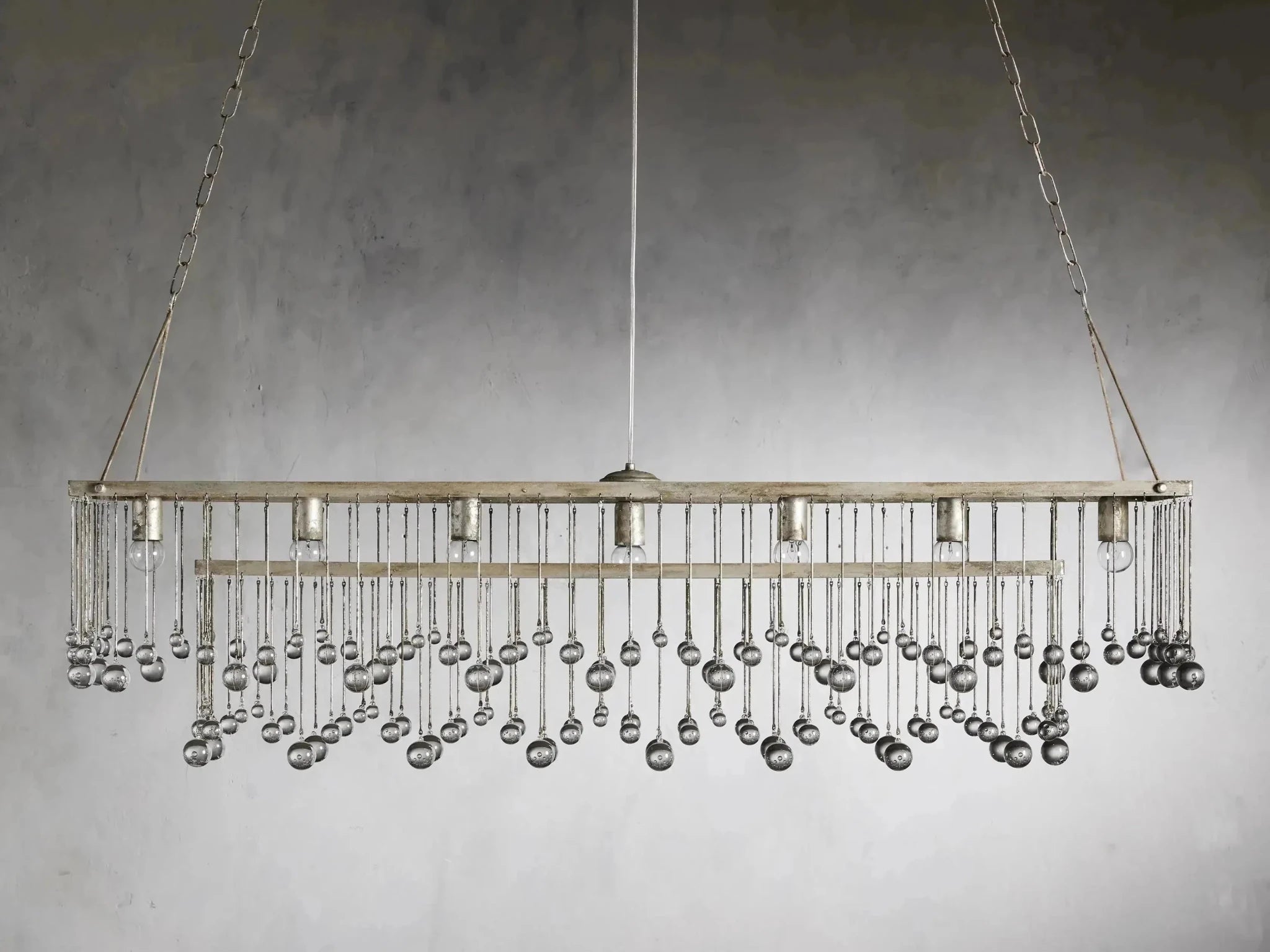 Aubrey Rectangular Chandelier 47''60'' - GILDLAMPS