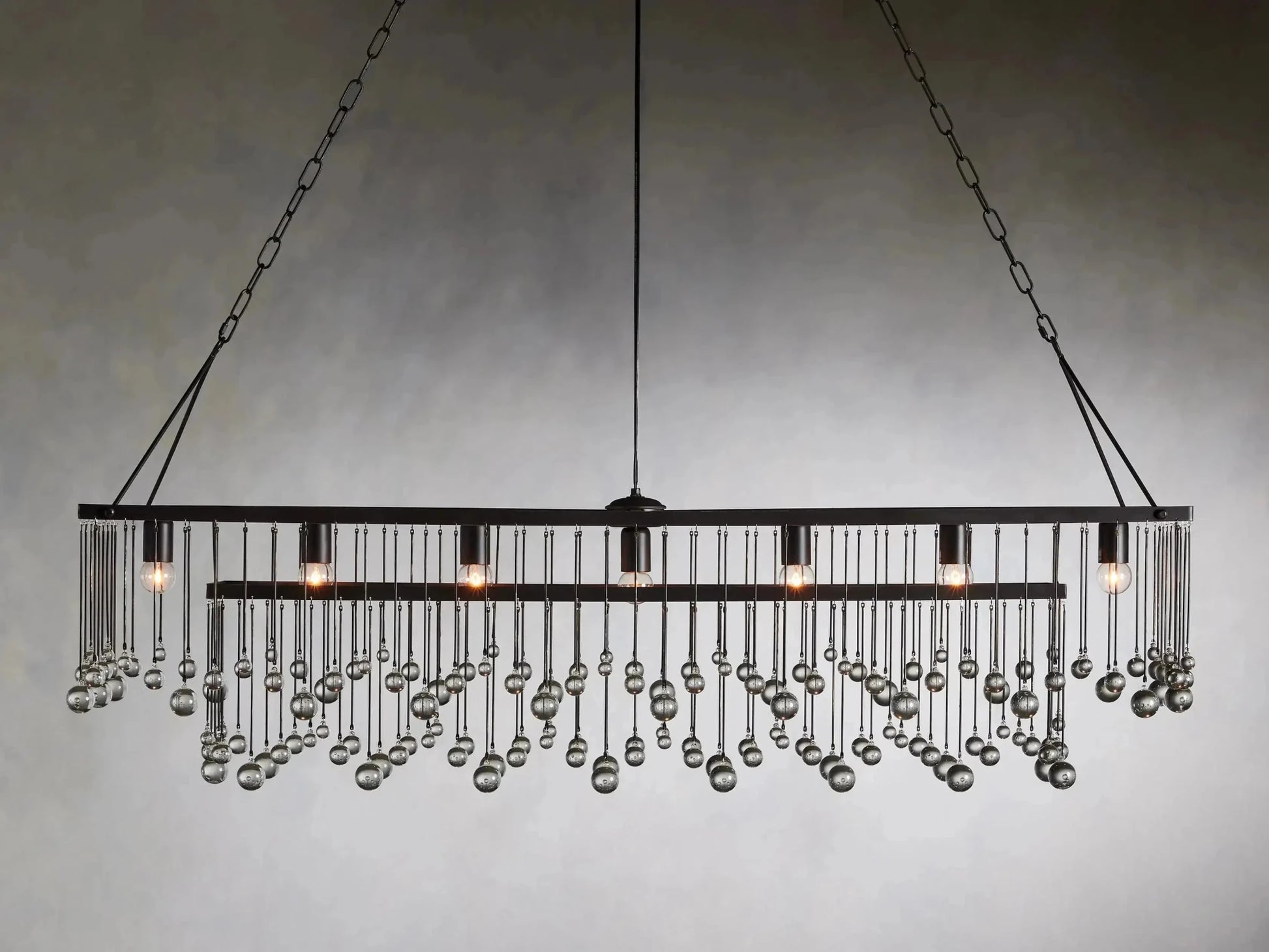 Aubrey Rectangular Chandelier 47''60'' - GILDLAMPS