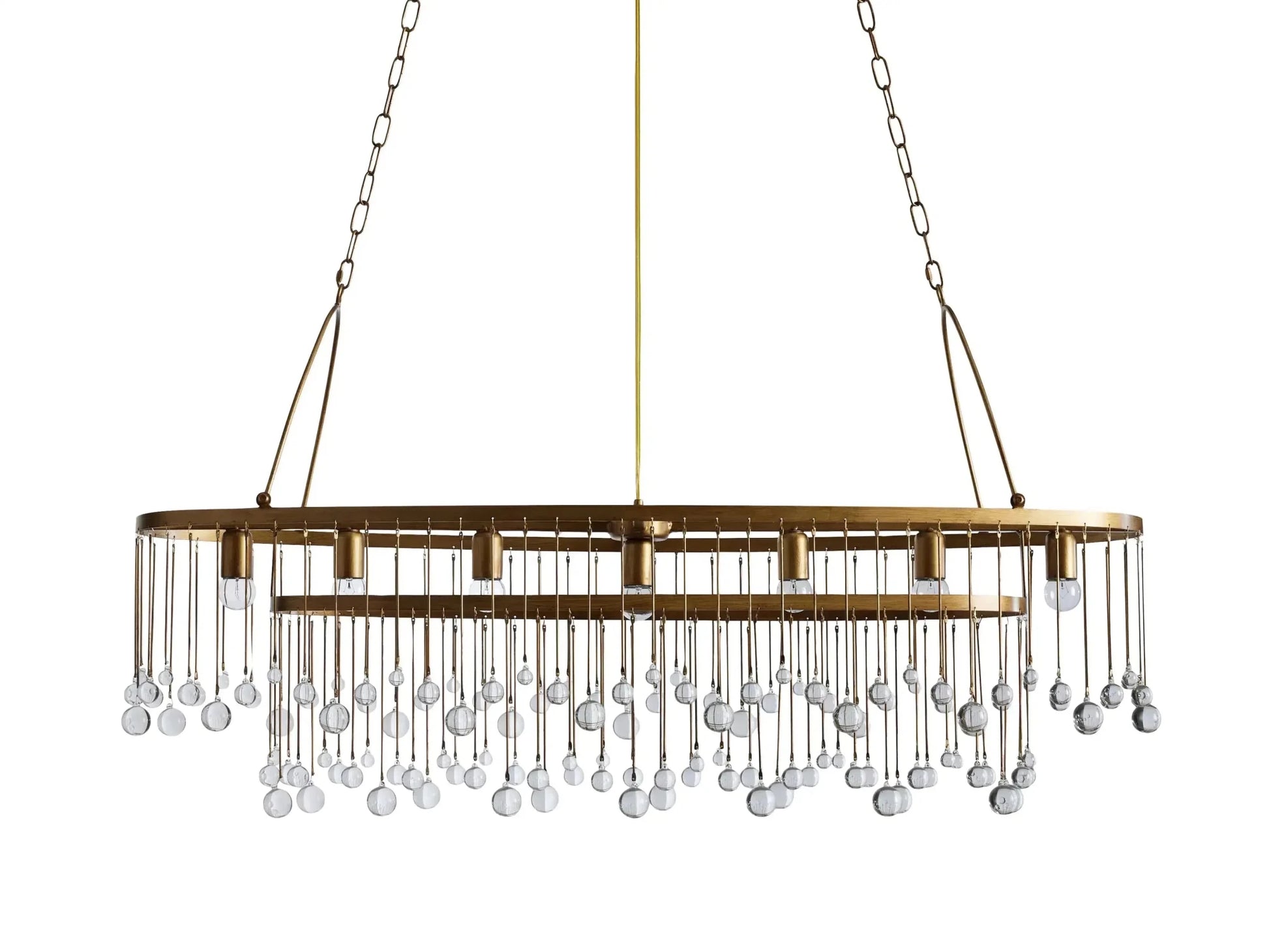 Aubrey Rectangular Chandelier 47''60'' - GILDLAMPS