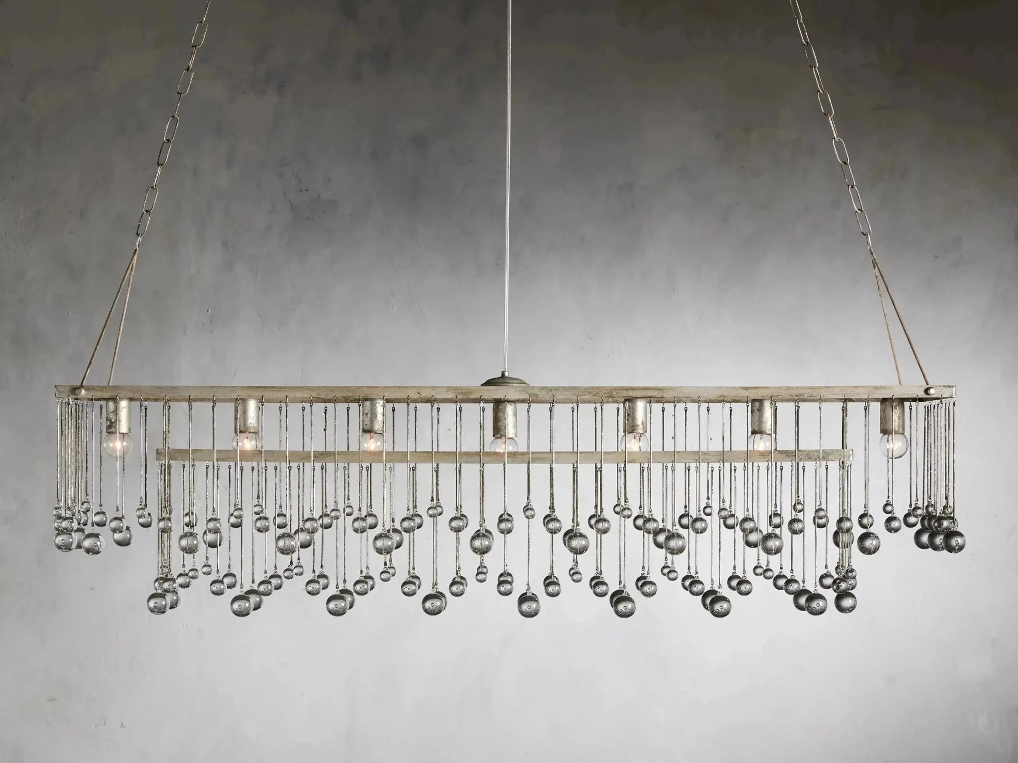 Aubrey Rectangular Chandelier 47''60'' - GILDLAMPS