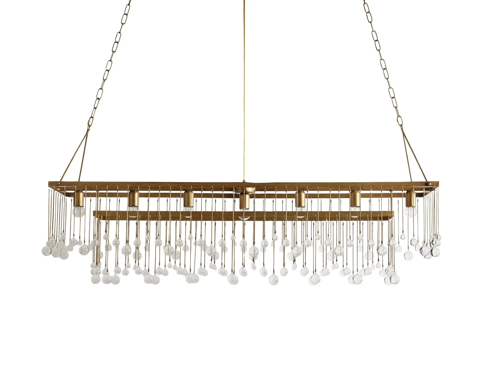 Aubrey Rectangular Chandelier 47''60'' - GILDLAMPS