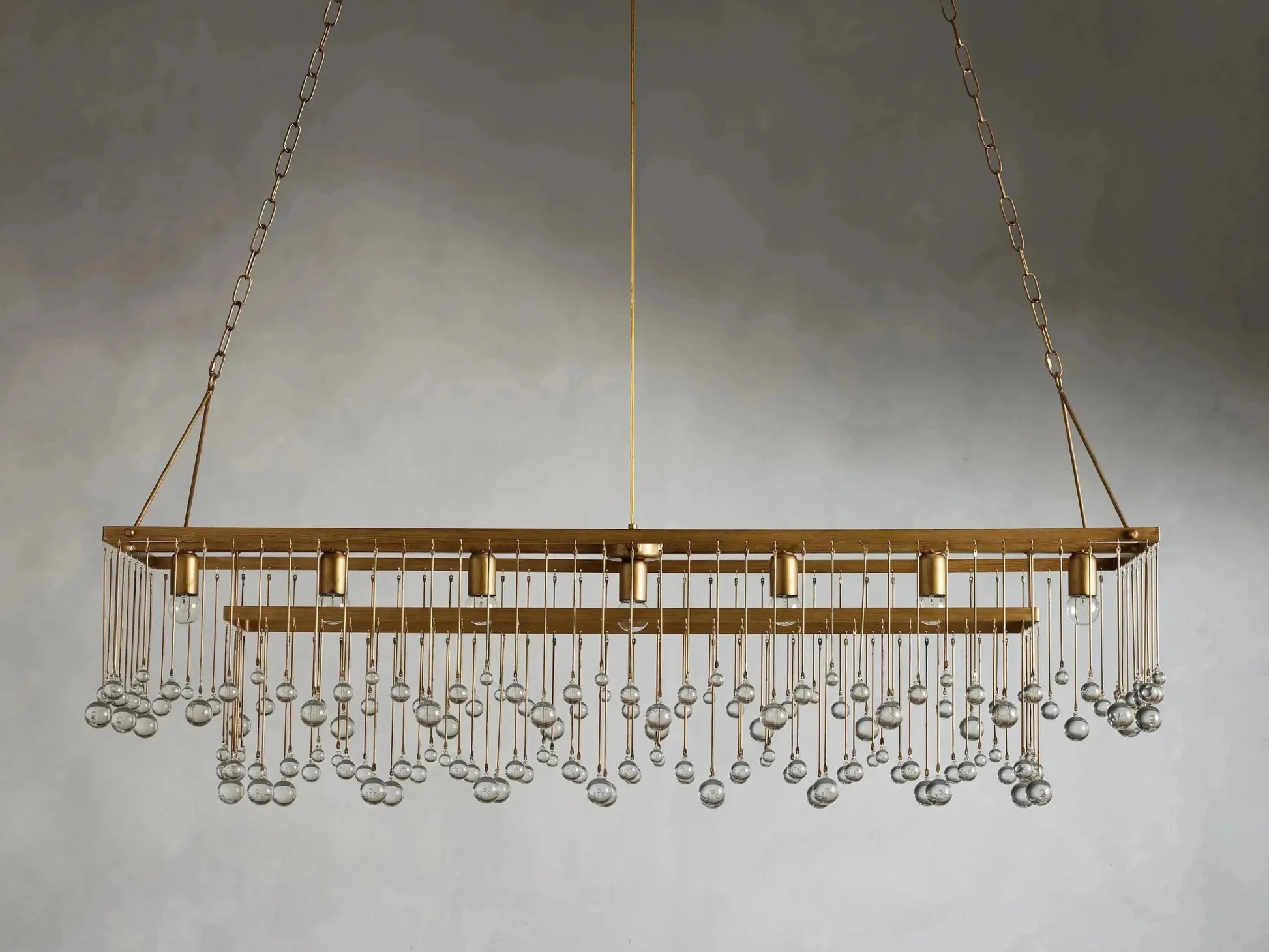 Aubrey Rectangular Chandelier 47''60'' - GILDLAMPS