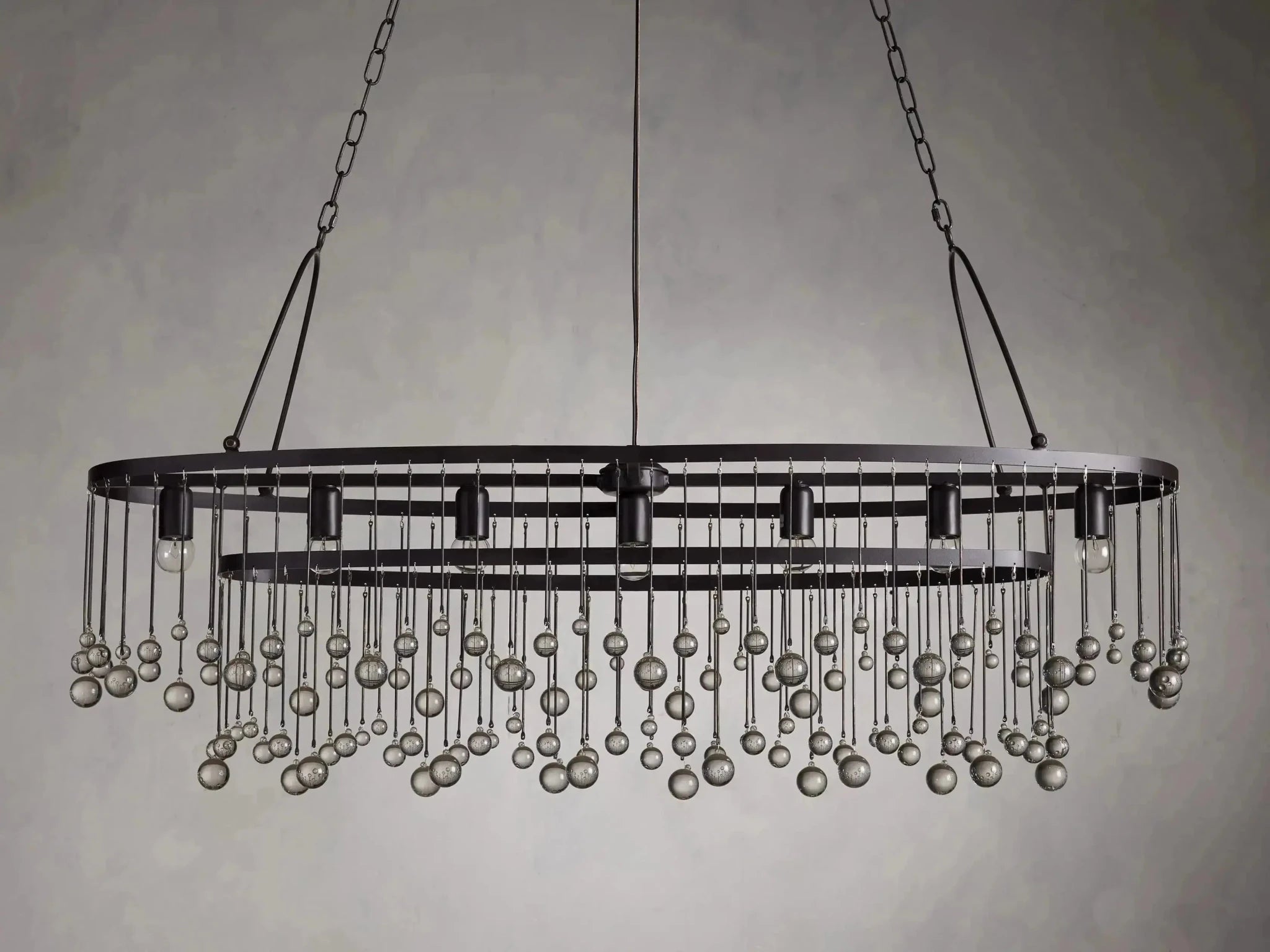 Aubrey Rectangular Chandelier 47''60'' - GILDLAMPS