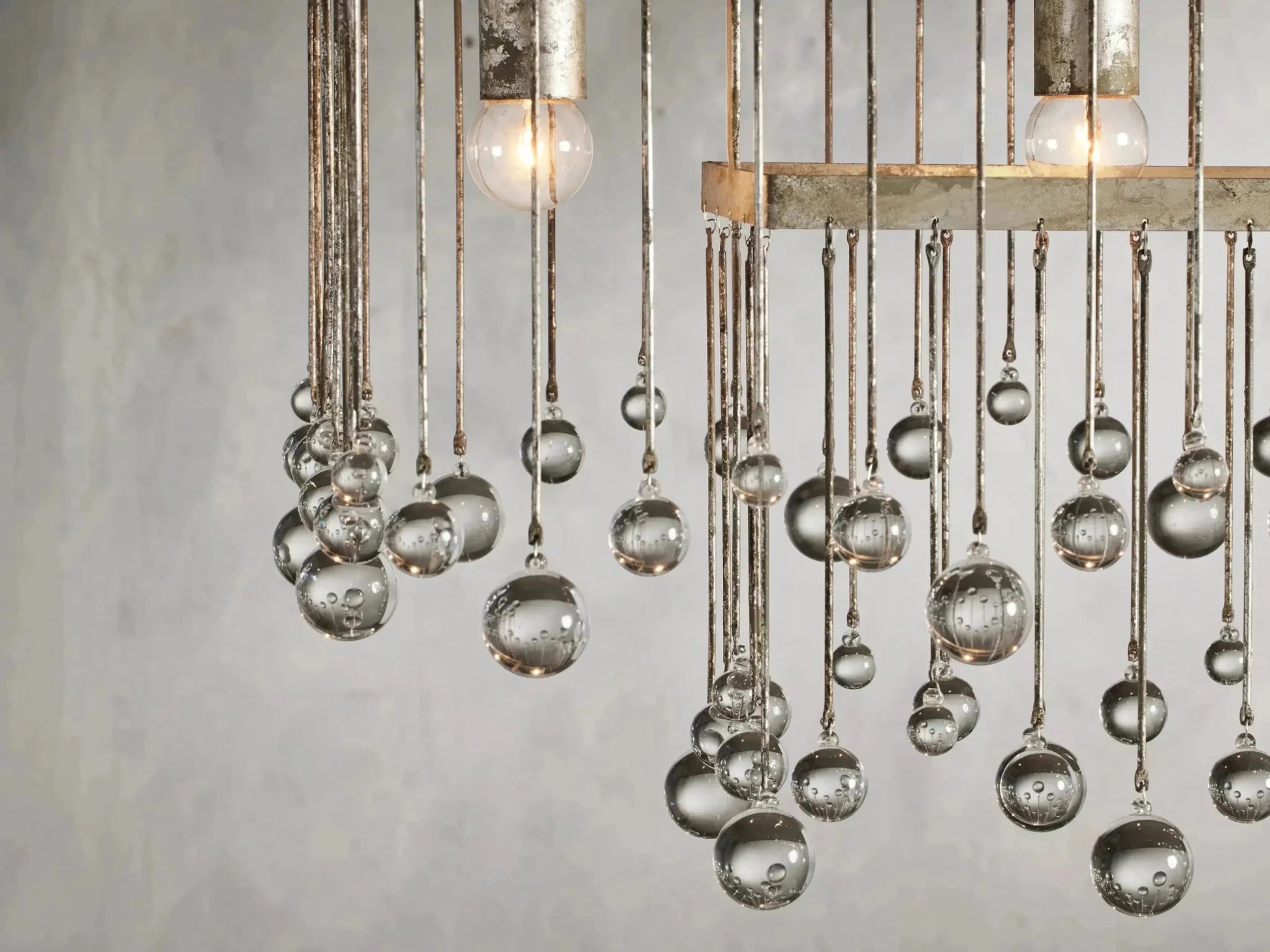 Aubrey Rectangular Chandelier 47''60'' - GILDLAMPS