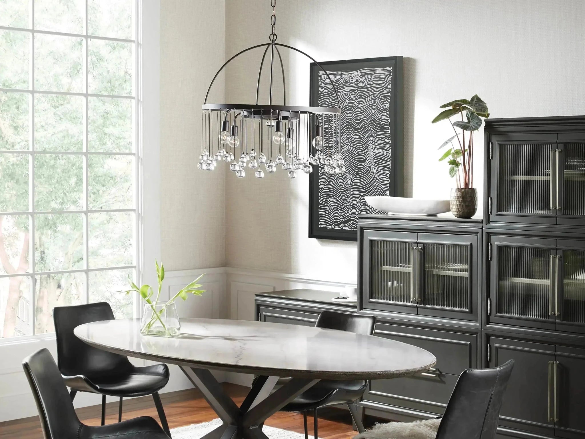 Aubrey Round Chandelier - GILDLAMPS