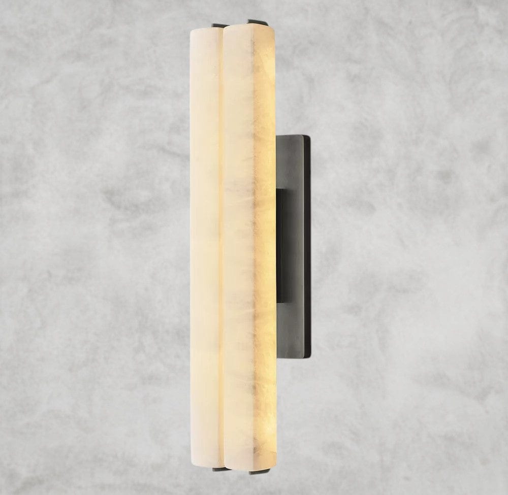 Audaben Alabaster Double Sconce - GILDLAMPS