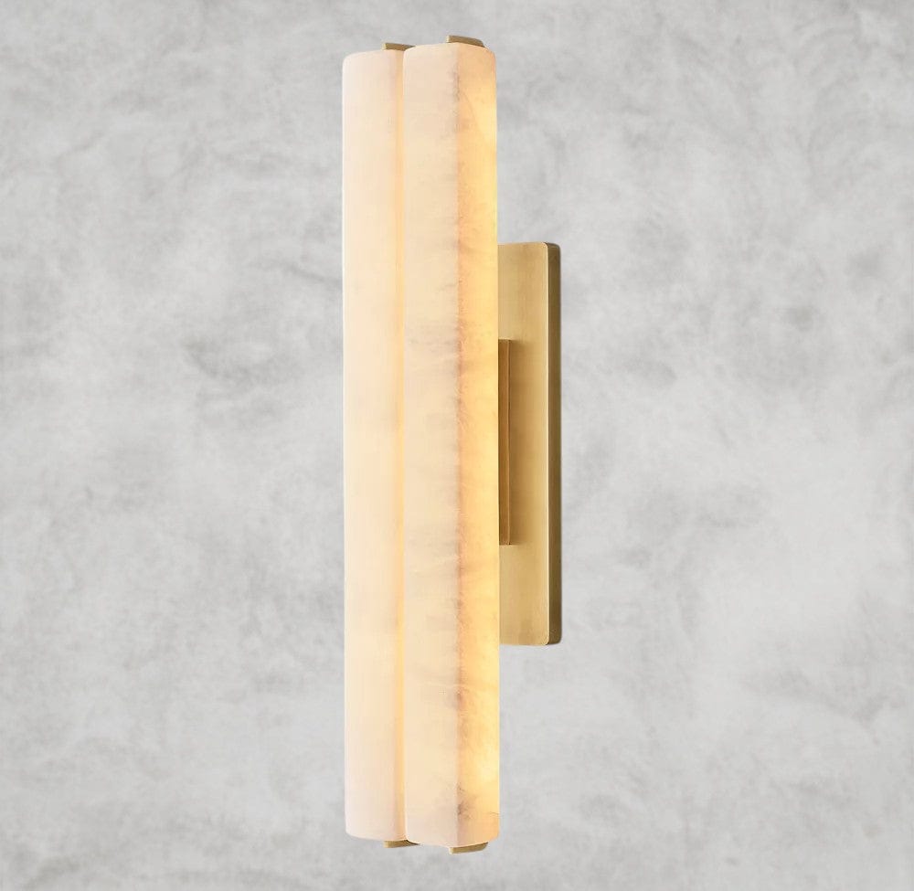 Audaben Alabaster Double Sconce - GILDLAMPS