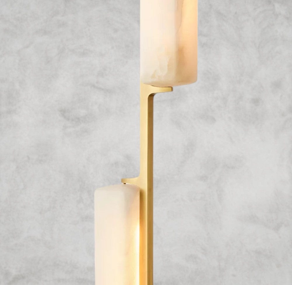 Audaben Alabaster Linear Chandelier 54" - GILDLAMPS
