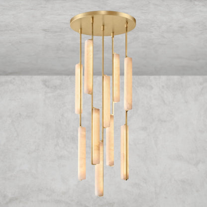 Audaben Alabaster Round Chandelier 24", 40", 56" - GILDLAMPS