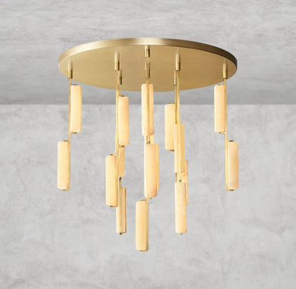 Audaben Alabaster Round Chandelier 24", 40", 56" - GILDLAMPS