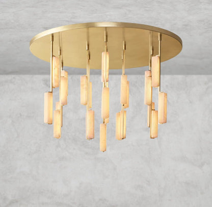 Audaben Alabaster Round Chandelier 24", 40", 56" - GILDLAMPS