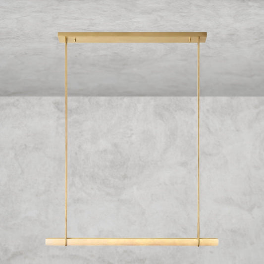 Audaben Alabaster Single Bar Linear Chandelier - GILDLAMPS
