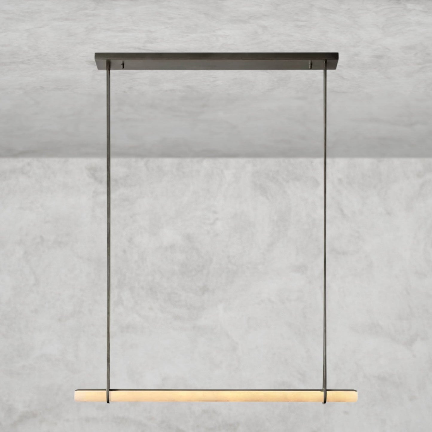 Audaben Alabaster Single Bar Linear Chandelier - GILDLAMPS