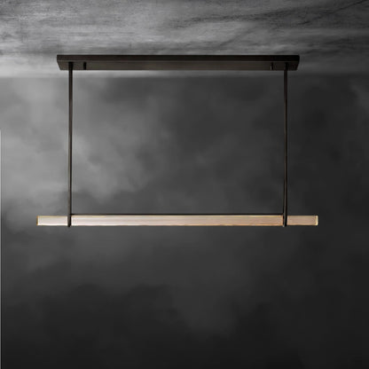 Audaben Crystal Linear Single Bar Chandelier - GILDLAMPS