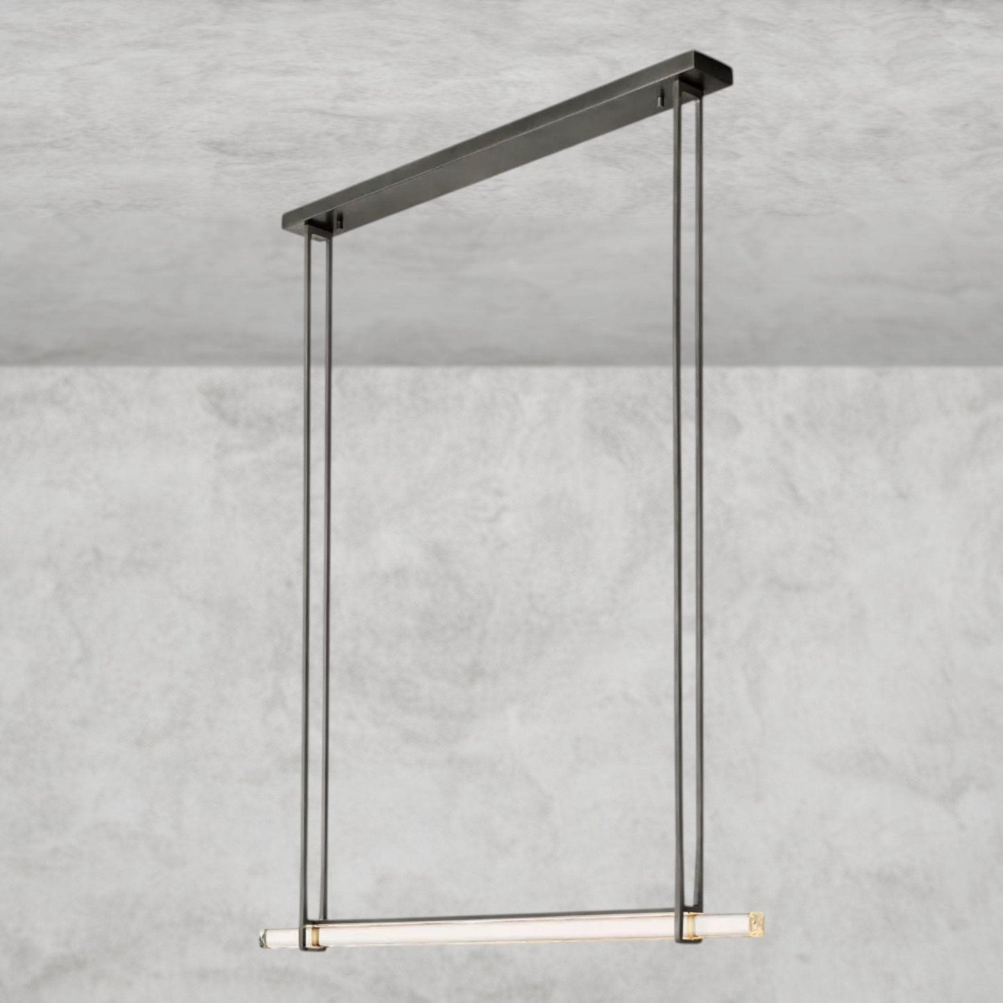 Audaben Crystal Linear Single Bar Chandelier - GILDLAMPS