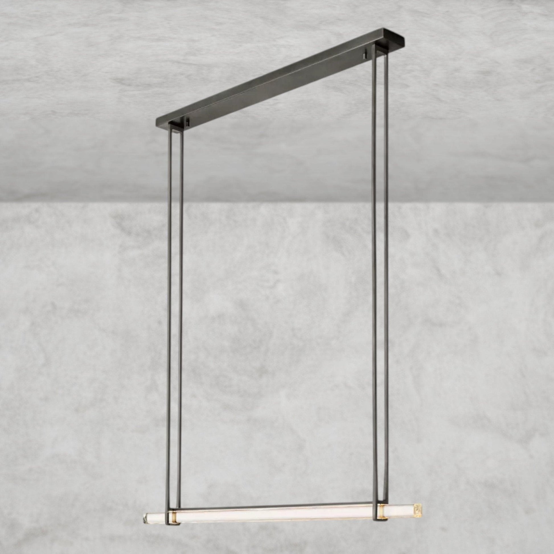 Audaben Crystal Linear Single Bar Chandelier - GILDLAMPS