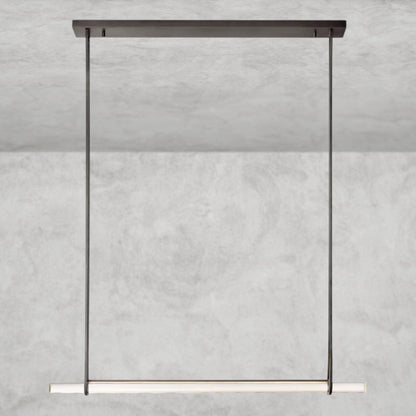 Audaben Crystal Linear Single Bar Chandelier - GILDLAMPS
