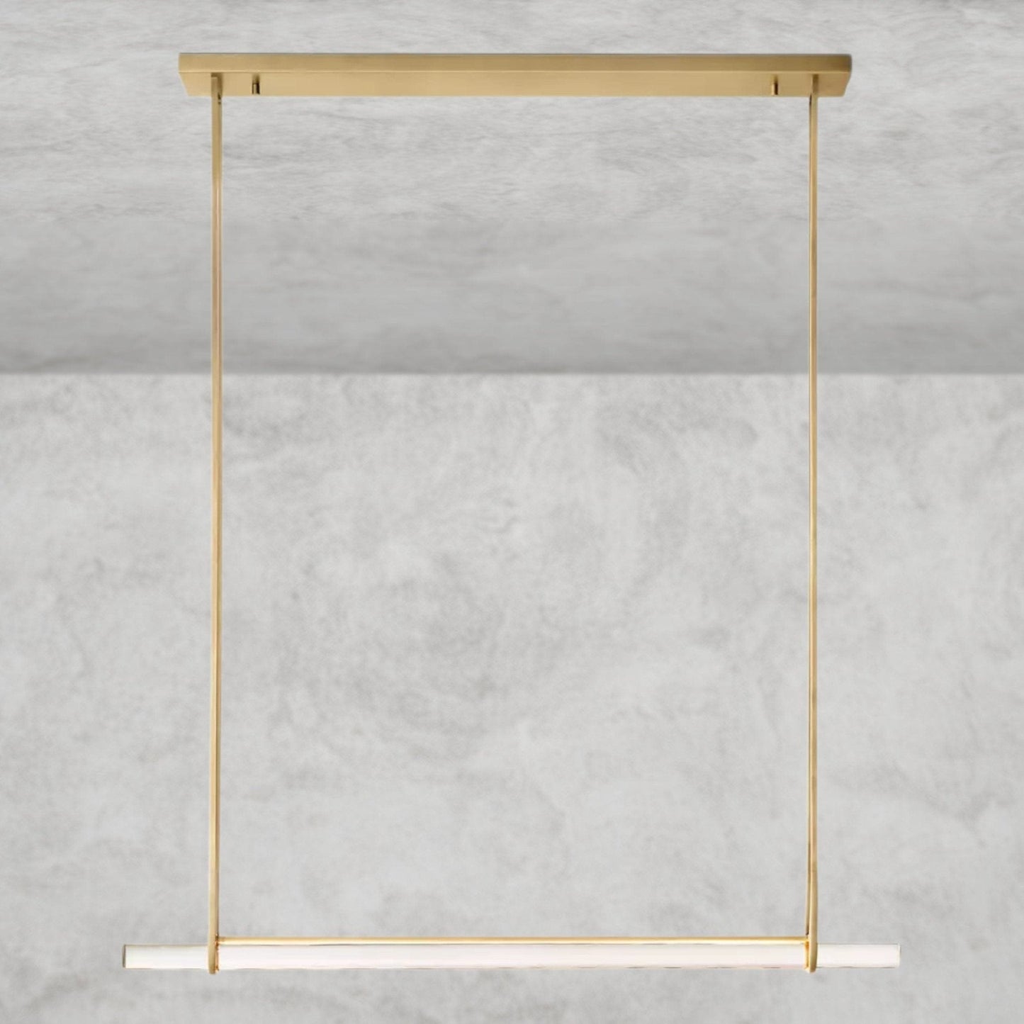 Audaben Crystal Linear Single Bar Chandelier - GILDLAMPS