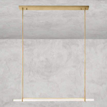 Audaben Crystal Linear Single Bar Chandelier - GILDLAMPS
