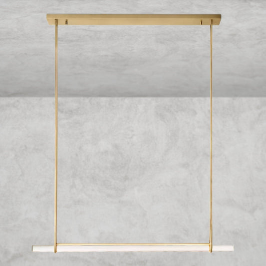 Audaben Crystal Linear Single Bar Chandelier - GILDLAMPS