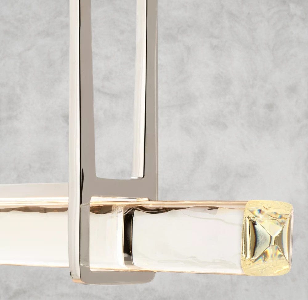 Audaben Crystal Linear Single Bar Chandelier - GILDLAMPS