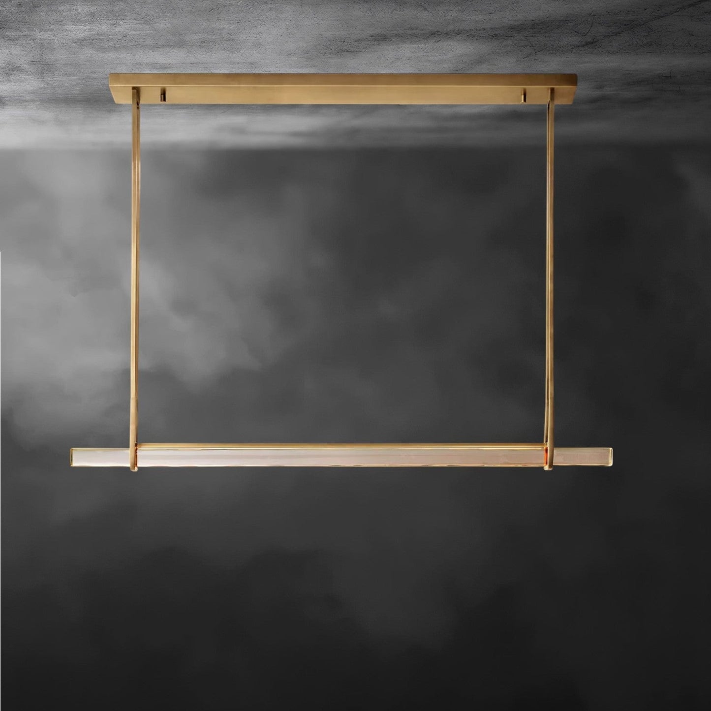 Audaben Crystal Linear Single Bar Chandelier - GILDLAMPS