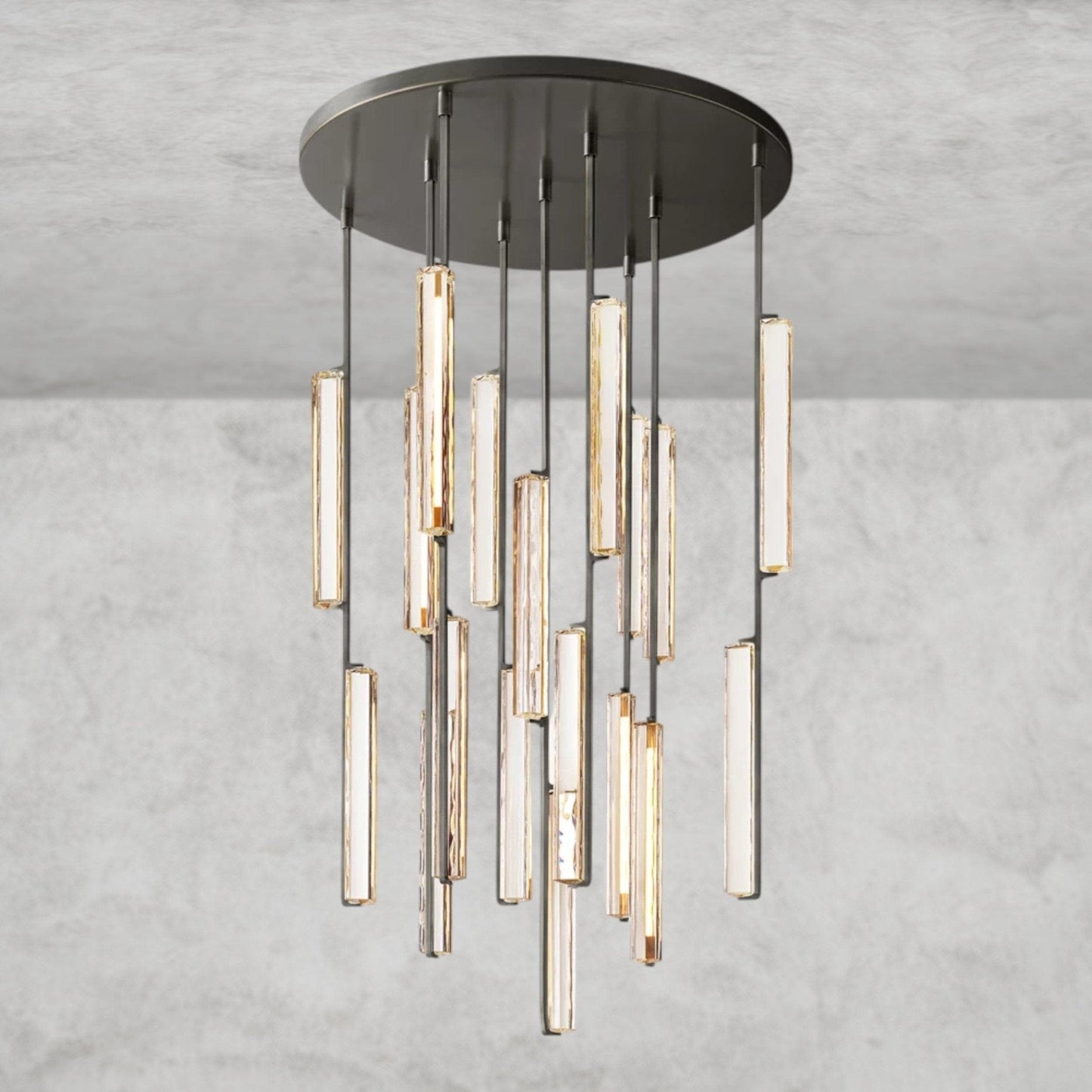 Audaben Crystal Round Chandelier 24", 40", 56" - GILDLAMPS