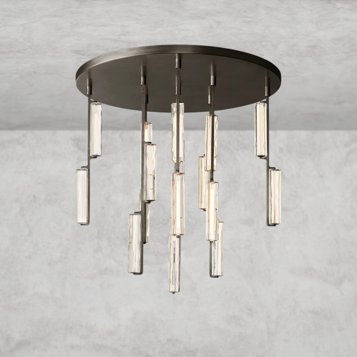 Audaben Crystal Round Chandelier 24", 40", 56" - GILDLAMPS