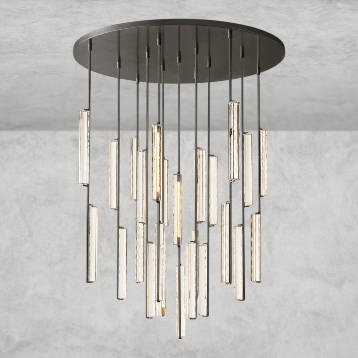 Audaben Crystal Round Chandelier 24", 40", 56" - GILDLAMPS