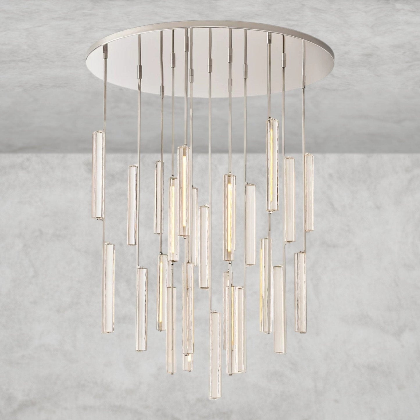 Audaben Crystal Round Chandelier 24", 40", 56" - GILDLAMPS