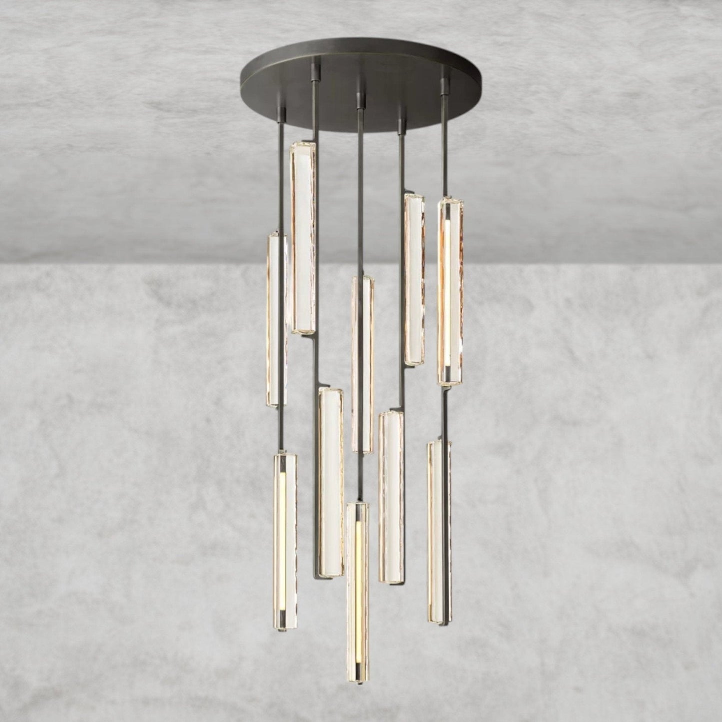 Audaben Crystal Round Chandelier 24", 40", 56" - GILDLAMPS
