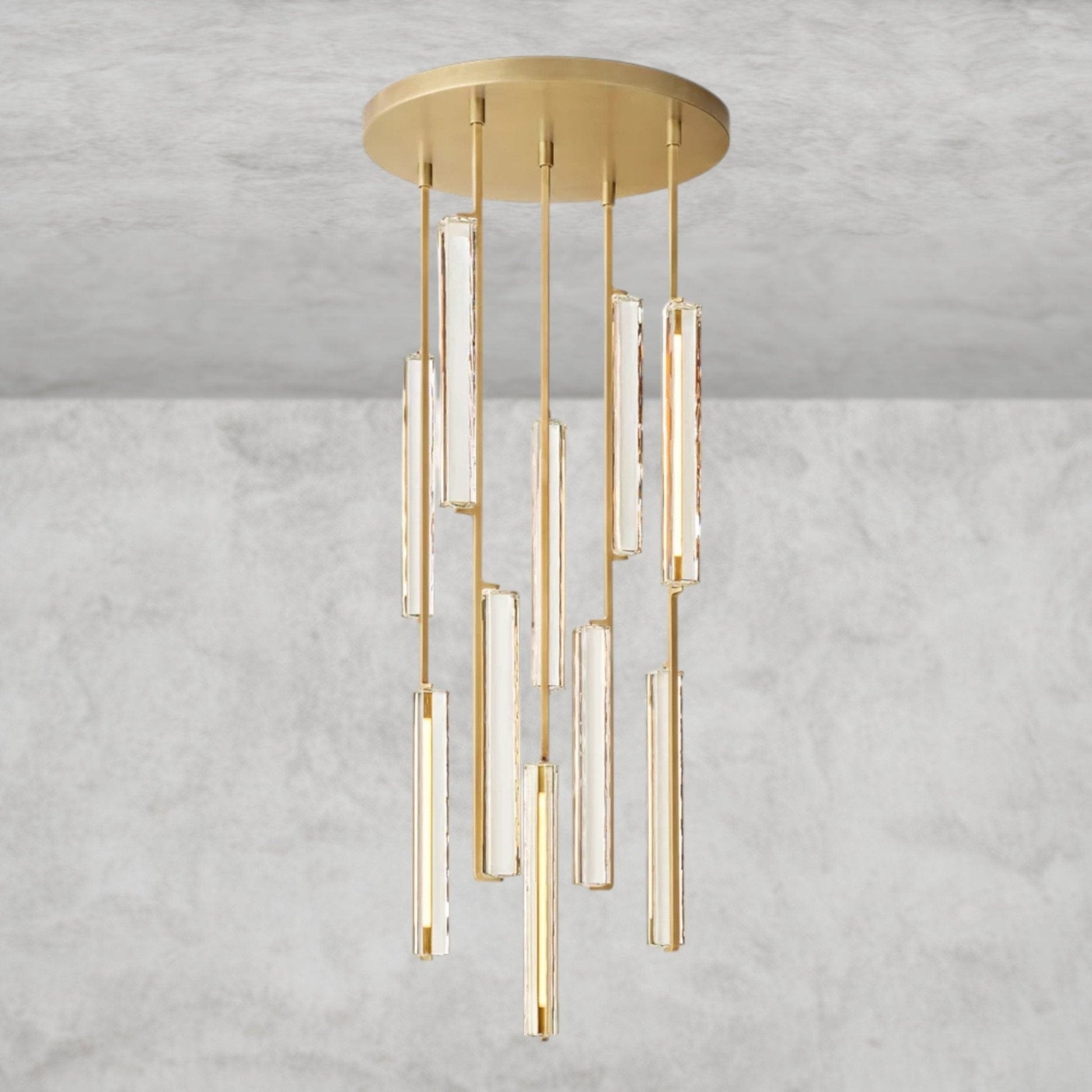 Audaben Crystal Round Chandelier 24", 40", 56" - GILDLAMPS