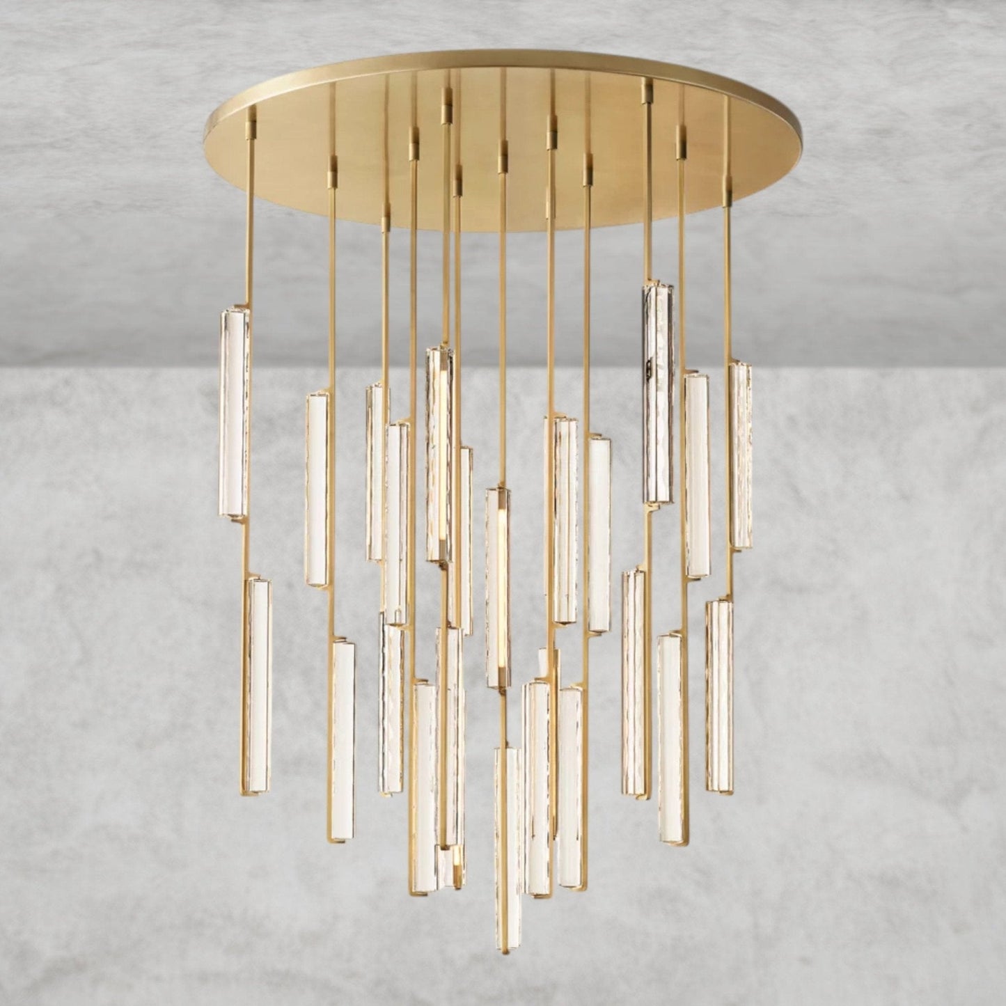 Audaben Crystal Round Chandelier 24", 40", 56" - GILDLAMPS