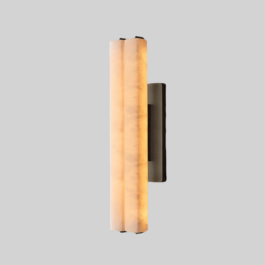 Auduban Alabaster Double Sconce - GILDLAMPS