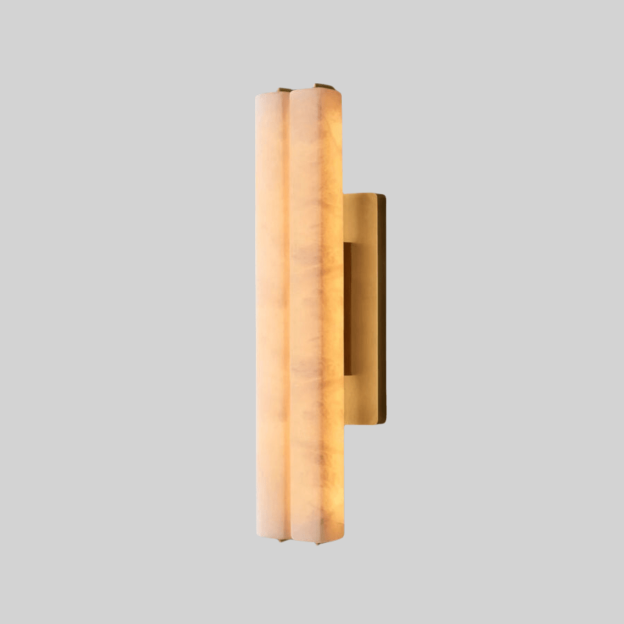 Auduban Alabaster Double Sconce - GILDLAMPS