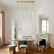 Auburn Crystal Linear Chandelier 54‘’