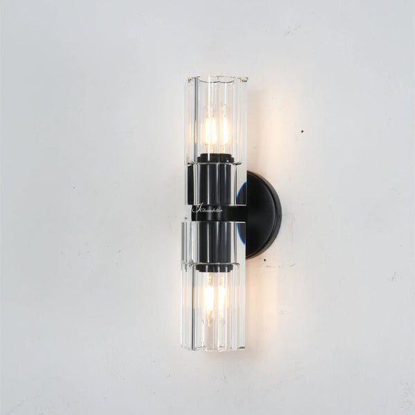 Auraline Crystal 2 Lights Wall Sconce - GILDLAMPS