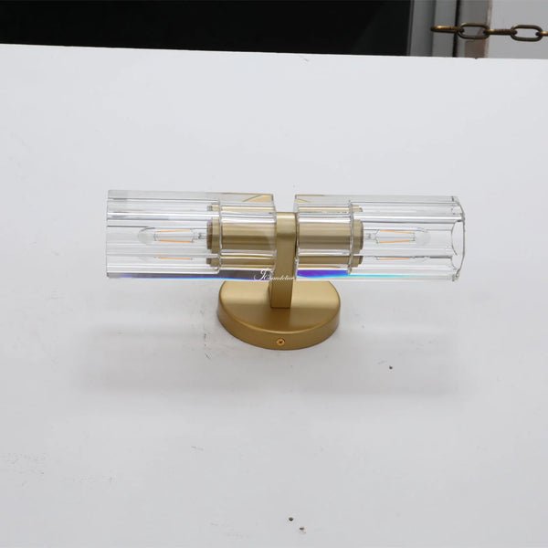 Auraline Crystal 2 Lights Wall Sconce - GILDLAMPS