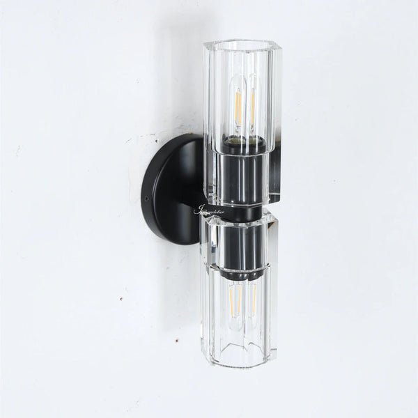 Auraline Crystal 2 Lights Wall Sconce - GILDLAMPS