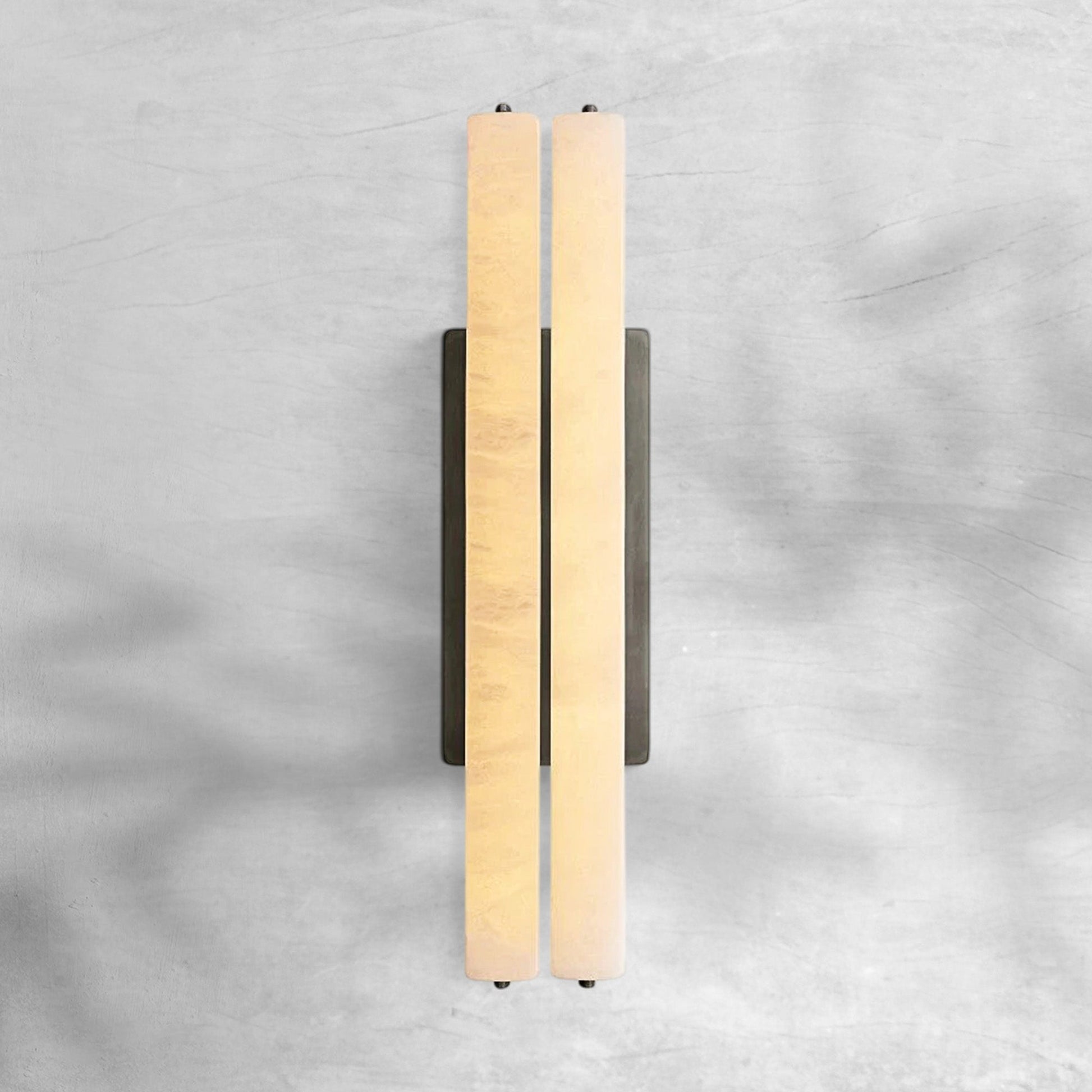Aureon Alabaster Double Sconce - GILDLAMPS