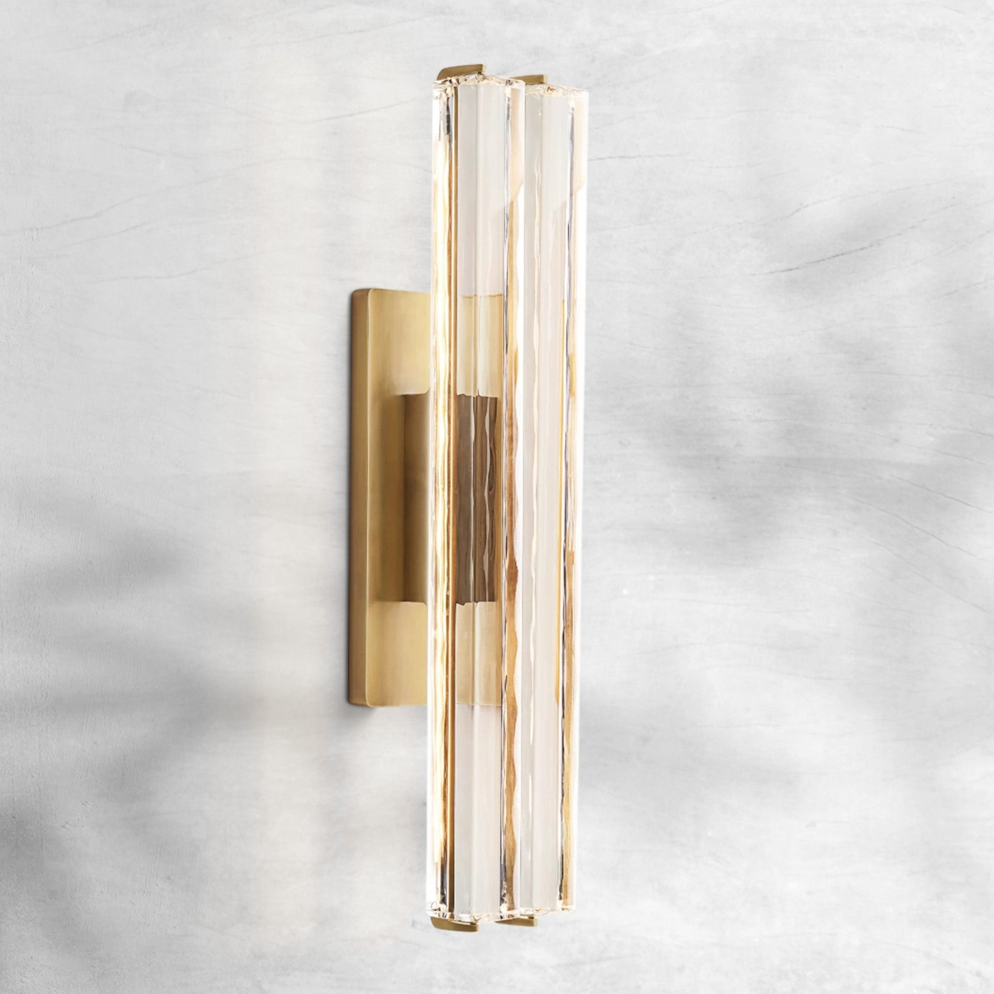 Aureon Crystal Double Sconce - GILDLAMPS