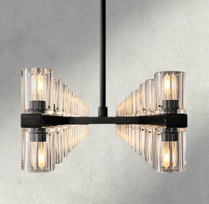 Avecho LED Rectangular Chandelier 54", 72" - GILDLAMPS