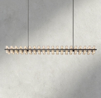 Avecho LED Rectangular Chandelier 54", 72" - GILDLAMPS