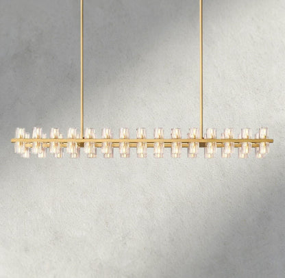 Avecho LED Rectangular Chandelier 54", 72" - GILDLAMPS