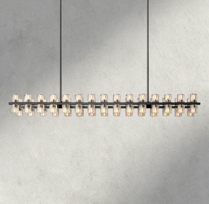 Avecho LED Rectangular Chandelier 54", 72" - GILDLAMPS