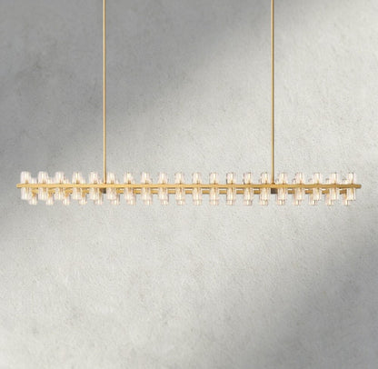 Avecho LED Rectangular Chandelier 54", 72" - GILDLAMPS