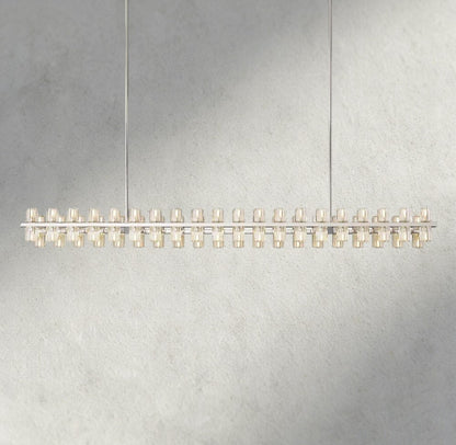 Avecho LED Rectangular Chandelier 54", 72" - GILDLAMPS