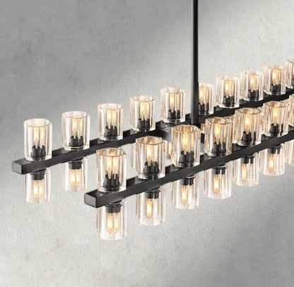 Avecho LED Rectangular Chandelier 54", 72" - GILDLAMPS