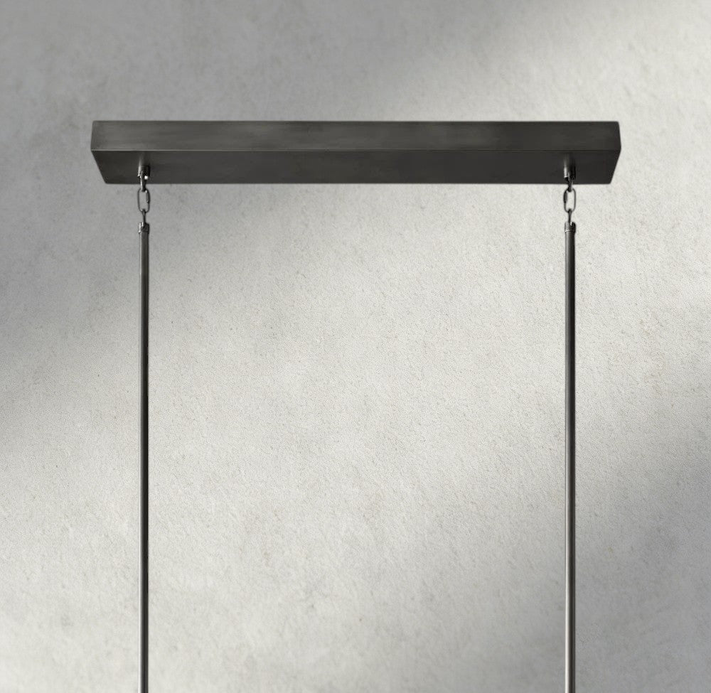 Avecho LED Rectangular Chandelier 54", 72" - GILDLAMPS