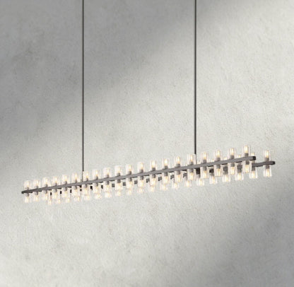Avecho LED Rectangular Chandelier 54", 72" - GILDLAMPS
